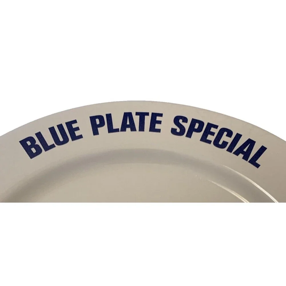 Acme Bar and Grill Blue Plate Special 12” Platter Looney Tunes Burbank